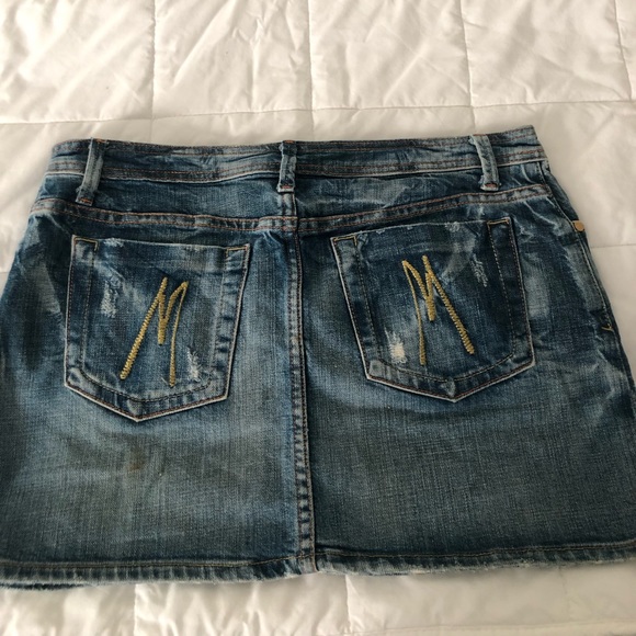 Marciano Mini Denim Skirt - Picture 2 of 7